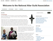 Tablet Screenshot of nationalaltarguildassociation.org